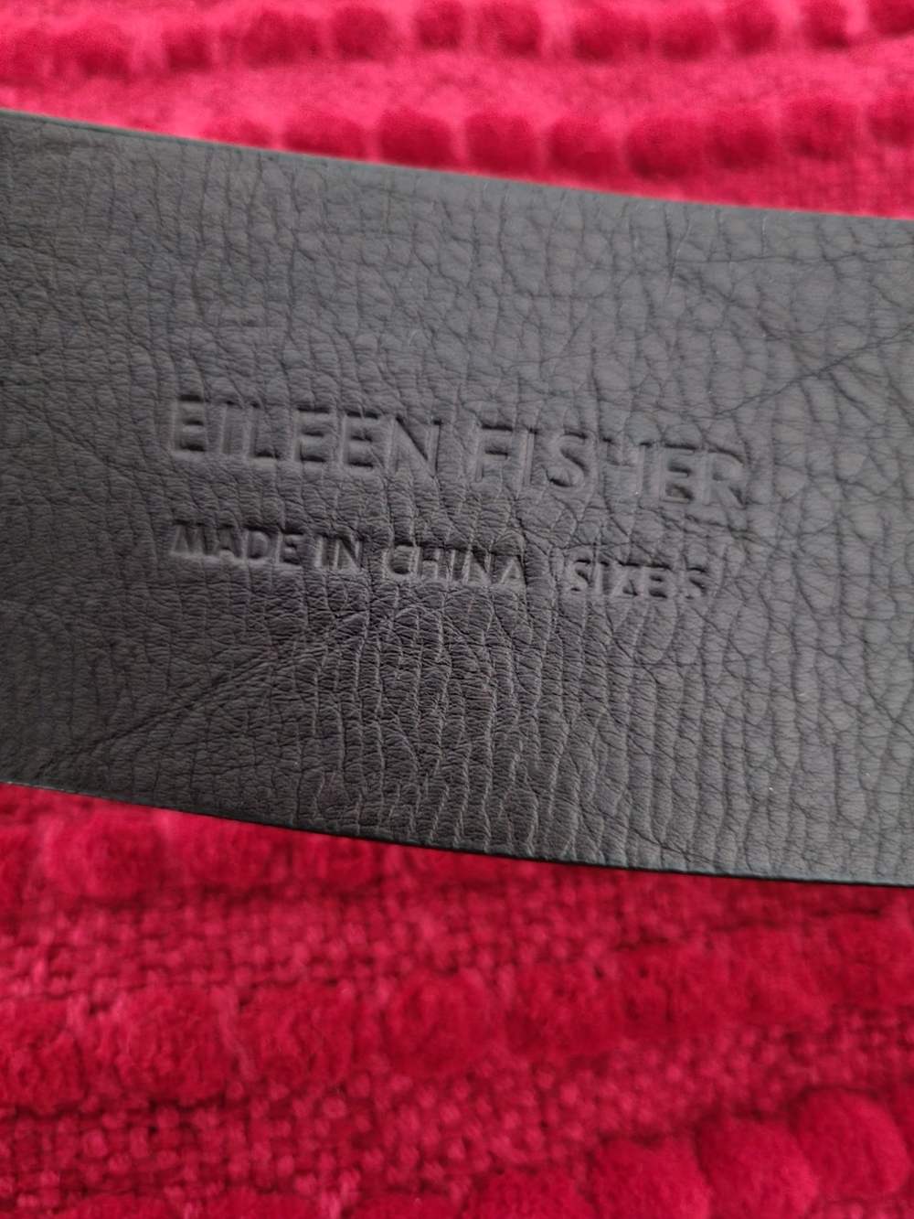 Eileen Fisher Black and Brown Leather Belt Bag - Picture 3 of 5
